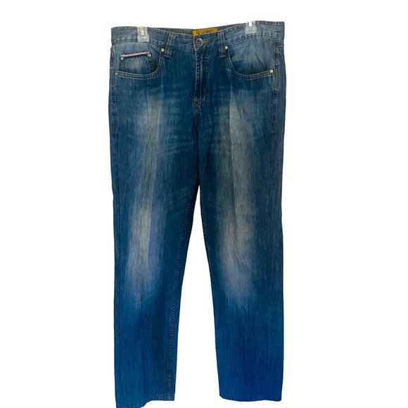 Ross Thomson Jeans size 36W X 30L lightweight blue jeans - Picture 1 of 8